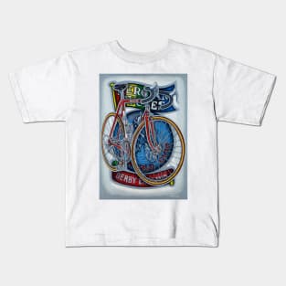 Mercian Flam Red Road Bicycle Kids T-Shirt